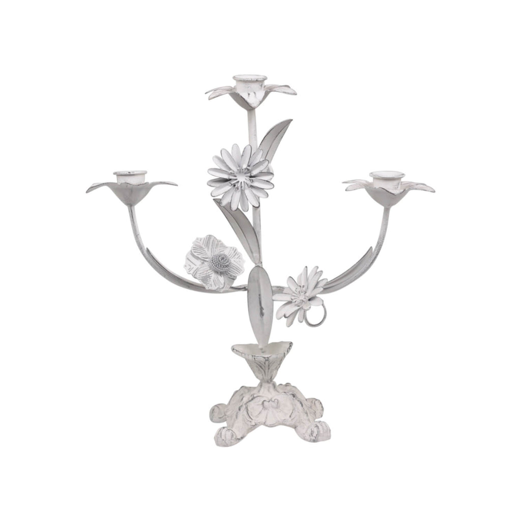 CANDELABRA WITH FLOWERS
