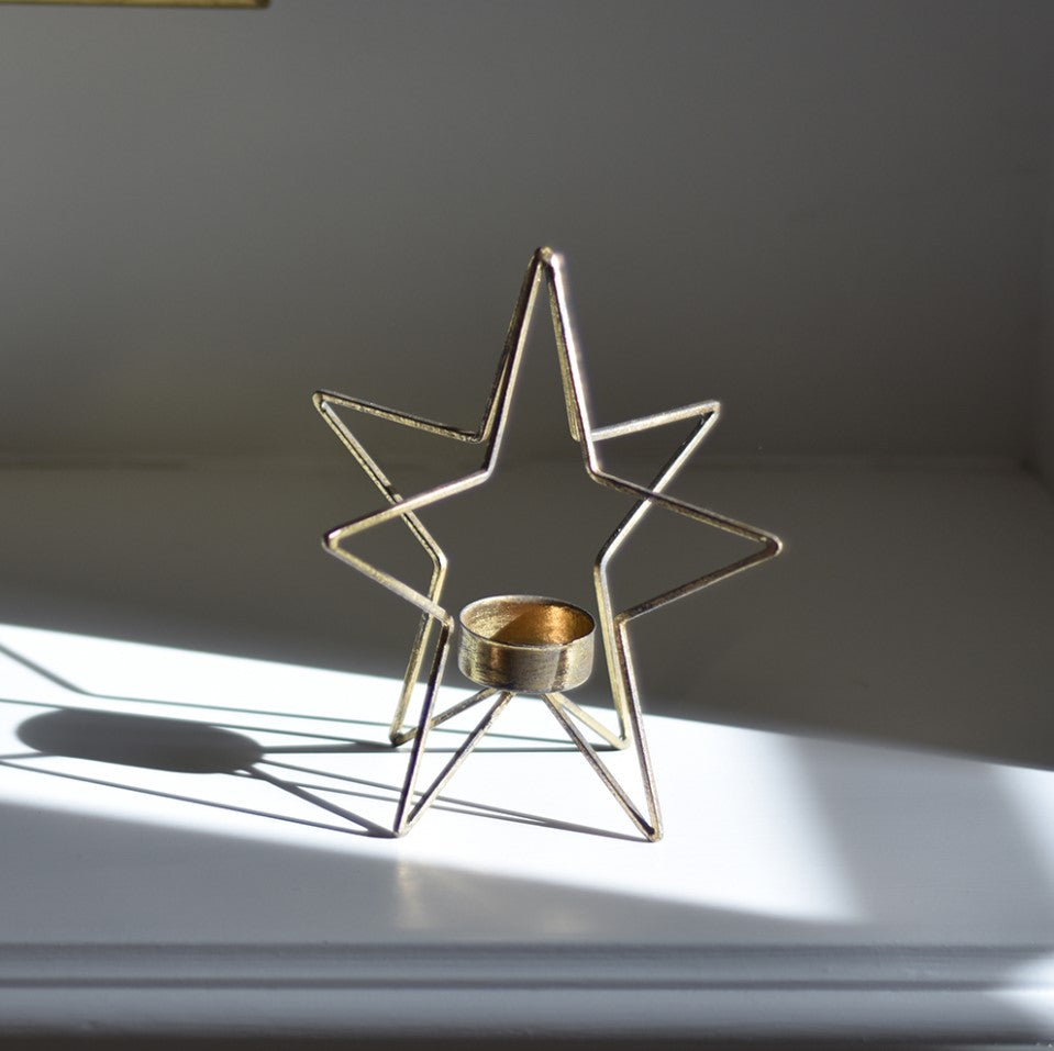 STAR TEALIGHT HOLDER