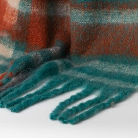 COSY SCARF Multi-coloured check