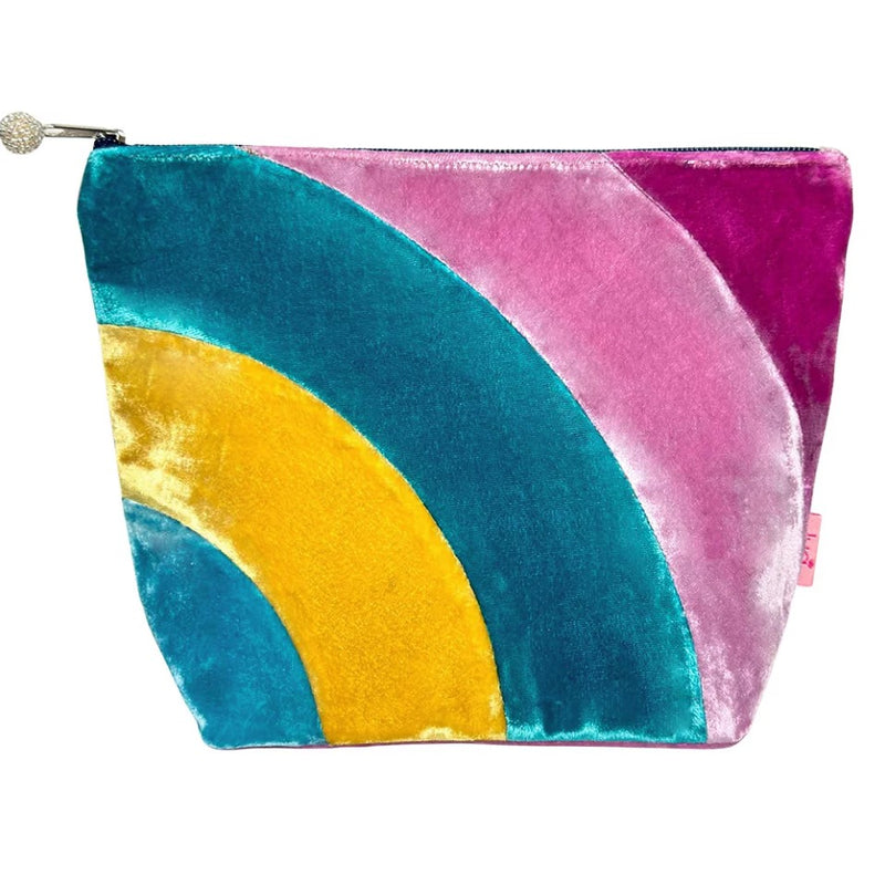 RAINBOW LARGE MAKEUP BAG Velvet