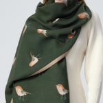 SHAWL SCARF Country Robin