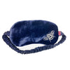 BEE VELVET EYE MASK Midnight blue