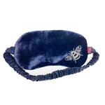 BEE VELVET EYE MASK Midnight blue