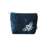 BEE VELVET EYE MASK Midnight blue