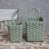 BRAIDED HANGING BASKETS Set of 2