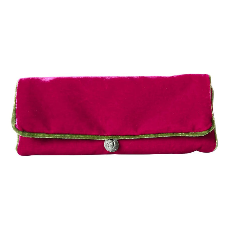 VELVET JEWELLERY FOLD Cerise