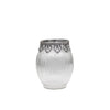 SILVER TRIM VASE