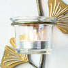 GOLD LEAF WALL HANGING VOTIVE HOLDER